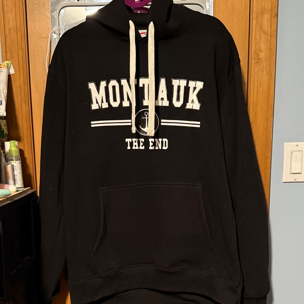 Unisex Black Montauk Hoodie